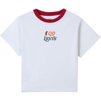 Levis Fruit Limited Edition Capsule Collection Casual Comfortable Versatile Letter Knit Crew Neck Short Sleeve T-Shirt Women T-Shirts A8798-0075 XS