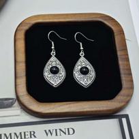Hot-selling Turquoise Earrings Multi-piece Set Bohemian Personality Geometric Earrings Earrings juoda