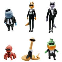 Filmo Blogi vaikinai veiksmo figūrėlės Žaislai Kawaii Vilkas Pirana Gyvatė Ryklys Tarantula Anime lėlė PVC gyvūnas Žaislas Dovana iš Shop1103744