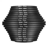 18pcs Camera Lens Filter Step Up -down Ring Adapter Metal Filter Adapter Ring For All Camera Dslr 37-82 82-37mm Mount Set Kit juoda