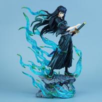 25cm/9.84in Anime Demon Slayer figūrėlė Tokitou Muichirou Veiksmo figūrėlės PVC Statulėlė Darbalaukio Ornamentas Kolekcinis Modelis Žaislai Dovanos