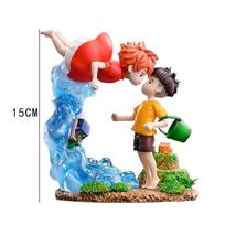 Ponyo ant skardžio figūrėlė Ponyo Sou Dangus Jūros arkliukas figūrėlė PVC statulėlė Anime veiksmo figūrėlė Modelis Lėlė Kolekcinis žaislas Gimtadienio dovana
