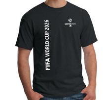 WORLD CUP 2026 SHORT SLEEVE BLACK T-SHIRT, USA, Canada And Mexico_reprint<wbr/>_sale @ Unisex T-Shirt XL