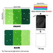 1pc Upgraded Silicone Sensory Activity Board Fidget Anti Stress Toys For Children DIY Creative 3D Puzzle Game Boys & Girls Gifts