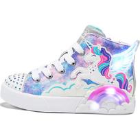 Skechers Twinkle Toes Comfortable Fashion Non-Slip Durable High-Top Kids Sneakers Kids sneakers Purple 314325L-LVMT 30