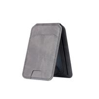 For Magsafe Wallet Phone Card Holder Accessories Wallet Case for iPhone 15 14 13 ProMax Universal pilka spalva