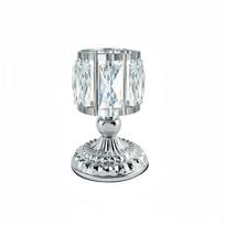 European Style Crystal Candle Holder Iron Candle Cup Creative Candlestick  Desktop Decor sidabras