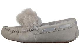 UGG Dakota Pom Pom Slip On Grey Women's 1019015-SEL 36