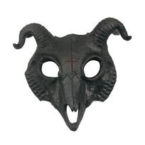 Cosplay Prop Handcrafted Goat Mask For Costume Parties And Events juoda