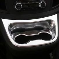 BT-Car ABS Center Console Water Cup Holder Decoration Sticker Cover For Mercedes Benz Vito W447 2014-2019 Accessories sidabras