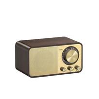 Retro Radio with Bluetooth, Nostalgia Radio Small, 5 Watt Speaker, Vintage Suitcase Radio with AUX/USB, TF Card Slot, for Kitchen, Bedroom, Office