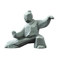 Yousheng Tai Chi Sculpture, Compact Kung Fu Martial Arts Decor for Desk, Tea Table & Curio Shelf, Multifunctional Tea Pet & Scholar Ornament