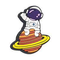 1-20pcs New Astronaut Series Shoe Charms Set for Clogs Bogg Bag Bubble Slides Sandals PVC Shoe Decorations Beach Bag Accessories