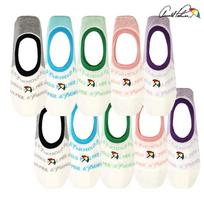 Arnold Palmer Women's No-Slip Non-Slip Footie Socks 10-Pair Set (5+5) Alphabet Socks 10-Pair Set