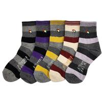 Arnold Palmer Women's Mid-Length Sports Socks 5-Pair Set Anti-Twist Made in Korea Sock Gift Ringle Sports 5-legged mid-calf