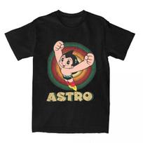 New Arrival unisex Classic Cartoon Astro Boy Shirt Apparel Japan Manga Mighty Atom Astroboy  T-shirt Clothing Tee Shirt#Color(2) S įvairiaspalvis