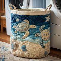 Unikali Boho Dygsniuota Skalbinių Dėžė Gėlėtas Audinys su Rankenomis Drabužių Laikymo Kibiras Minkštas 14×18 colių Laikymo Krepšys Drabužiams &