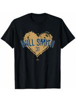 Distressed Heart  Kansas City Baseball MLBPA T-Shirt S įvairiaspalvis