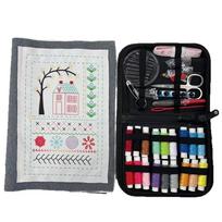Creative Embroidery Kit With DIY Stitch Books And Embroidery Sewing Book Complete Toolkit & Instructional Tutorial for Beginners