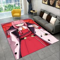 Cartoon Zero Two Sexy Girl DARLING in FRANXX  Carpet Rug for Bedroom Living Room Sofa Doormat Home Decor,Kid Area Rug Non-slip 40x60cm
