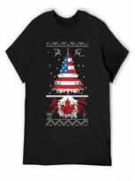 Living In America With Canadian Roots T-Shirt Cotton Graphic Tees Graphics Vintage Heavyweight T Shirts For unisex S įvairiaspalvis