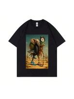 Italien Brainrot Tung Tung Tung Sahur Tshirt For unisex Tralalero Tralala Boneca Ambalabu Lirili Larila Hommes unisex's Humor T-Shirt S įvairiaspalvis