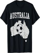 Australia Soccer Australian Football Team Player Coach T-Shirt S įvairiaspalvis