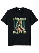 Chimpanzini Bananini T Shirt Funny Italian Brainrot Meme Graphic T-Shirts Soft Unisex O-Neck Tee Tops Women Clothing S įvairiaspalvis