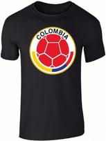 Pop Threads Colombia Futbol Soccer National Team Crest Graphic Tee T-Shirt For unisex S įvairiaspalvis
