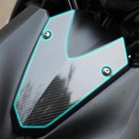 Used For KAWASAKI Z1000 Motorcycle Accessories Upgrade Material Carbon Fiber Protective Sticker Body Plastic Parts Area