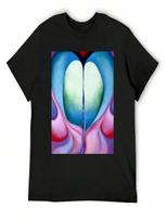 Georgia O'Keeffe Series-I-No-8 T-Shirt New Edition Man T Shirt Gifts For Boyfriend Plain T Shirt For unisex S įvairiaspalvis