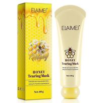 Honey peel-off mask, exfoliating, oil control, blackhead removal, honey peel-off mask, dead skin removal, pore tightening, honey peel-off mask, moistu