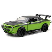1/24 Dodge Challenger SRT8 lydinio sportinio automobilio modelis Metaliniai liejiniai Muscle Racing Transporto priemonės Automobilio modelis Imitacija Vaikams skirti žaislai Dovana žalia