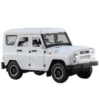 1/18 Russia UAZ Hunter Automobile Model Metal Die Cast Off-Road Vehicle Toy Simulation Sound Light Boy Gift balta