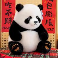 New simulation series panda polar bear throw pillow cute simulation bear plush doll holiday birthday gift 25cm