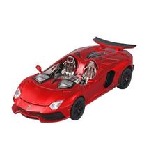 1/32 Lamborghini Convertible Sports Car Alloy Car Diecast Metal Model Collection of Hobby Decorative Fine Ornaments Children Toy raudona