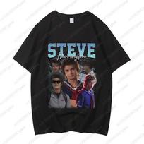 2026 Kids Women Babysitter Steve Stranger Movie Theme Short Sleeve Round Neck T-Shirt Casual Kids Unisex T-shirt 110