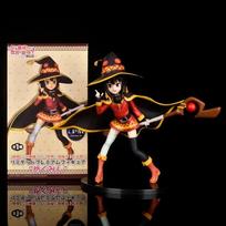 20CM Anime Eiga Kono Subarashii Sekai ni Shukufuku o! Kurenai Densetsu Figure Megumin Model Doll Toy Action Figure PVC With box
