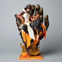 26cm Genshin Impact Anime Figūrėlė Zhongli Veiksmo Figūrėlė Pasaulis Gali Eiti PVC Kolekcionuojamas Žaidimo Modelis Lėlės Ornamentai Žaislai Dovanos No box