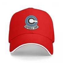 Capsule Corp Logo Baseball Caps Snapback Baseball Hats Breathable Casual Casquette Outdoor for Men And Women One Size