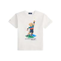 Polo Ralph Lauren Polo Bear US Open Series Loose Fit Bear Print Crew Neck Short Sleeve T-Shirt Women tops 211A89206-001 S
