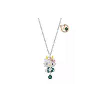 Swarovski Cute Hello Kitty Taurus Zodiac Crystal Necklace Women necklace Multicolor 5192749 Box+Shopping Bag (Random Color)