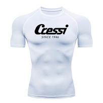 Men Surf SunscreenDiving Suit Rash Protection T-Shirt Swimsuit Tight Short-Sleeved Swimming Floating UV S juoda