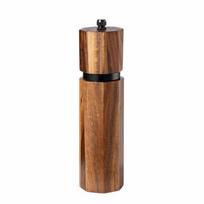 Acacia Wood Pepper Spice Mill Portable Adjustable Coarseness Pepper Salt Grinding Bottle Classical Household Spice Mill Bottle