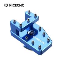 NICECNC DualControl Brake Lever Pedal Extension For Yamaha Tenere 700 2019-2024 Tenere 700 World Raid 2022-2024 mėlyna