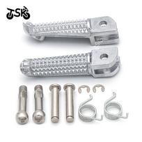 Front Footrest Foot Peg For YAMAHA YZF R125 R25 R3 MT125 MT25 MT03 MT09 FZ09 MT10 MT07 FZ6 XJ6 Motorcycle Rider Foot Rests Pedal