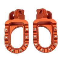 Enduro Motorcycle Foot Rests For KTM EXC SX XCF SXF XC XCW XCFW 68-450 SMC R 690 ADVENTURE 990 DirtBike Footpegs Modified Parts oranžinė