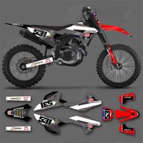 SPACE for HONDA CRF 2021 2022 2023 CRF450R 2022-2024 CRF250R Custom Motorcycle Graphics Background Decal Decals Stickers Kits 10