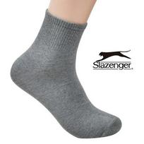 [Slazenger] Simple Basic Plain Mini 28cm Men's Socks White (5 pairs)