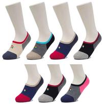Arnold Palmer 7-Pair Non-Slip Minimizing Slip-Off Women's Tricolor Cotton Socks SL002 Mandatory Selection SL002_7 Pairs